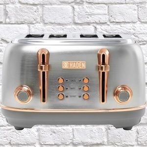 COPY - Haden Heritage 4-Slice Wide Slot Stainless Steel Toaster.
